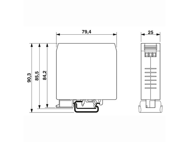 2794110 NEF 1- 3 Interference Filters EMC Filter DIN Rail Module