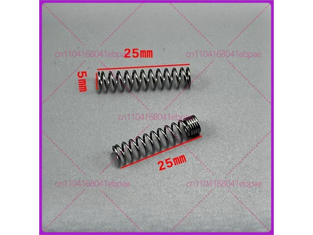 For CUCKOO rice cooker accessories, open lid button spring 25 * 5mm electric pressure cooker switch snap pressure spring