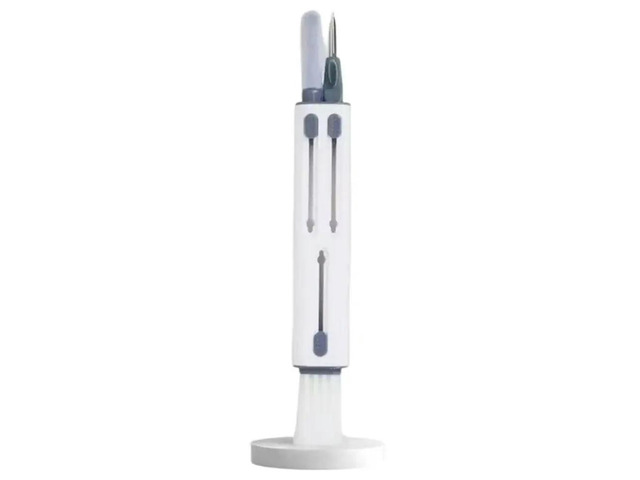 Cleaner Kit 4-In-1 Cleaning Pen For Soft Brush, Flocking Sponge, l Tip For Earbuds,, Keyboard