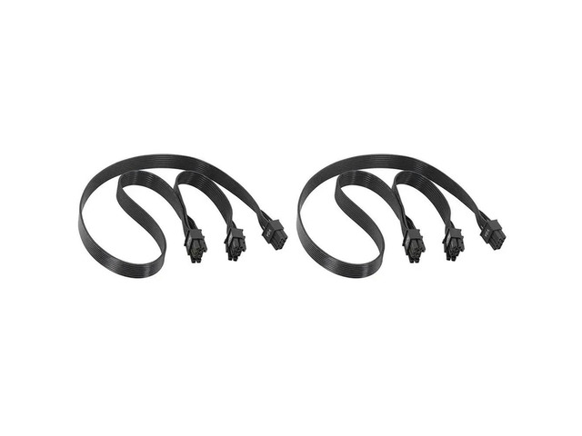 2X PSU VGA 8Pin Male To Dual Pcie 8 (6+2) Pin Male PCIE GPU Power Cable For G1 G2 G3 G+ G5 G6 GT GA P2modular Power