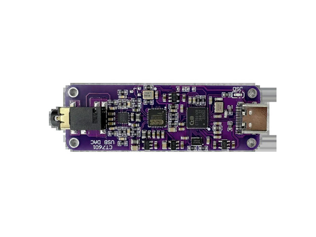 Phone Tail HIFI Headphone Amplifier Type-C Digital DSD Hard Decoding DIY Headphone Adapter DAC Decoder