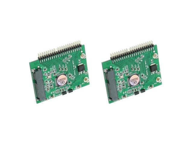 2X IDE MSATA Adapter 2.5 Inch 5V IDE To MSATA SSD Converter Card