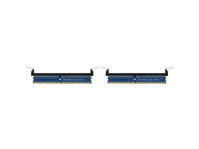 2X DDR4 288Pin DIMM Adapter Riser Memory Tester Memory Protection Card Card Circuit Expansion Board Raiser Card Big Ear