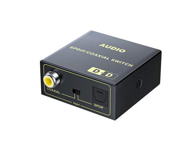 digital AudiO Converter fiber Optic To Coaxial AudIo CoaxiaL Fiber optic tO TV Connected to Digital Audio
