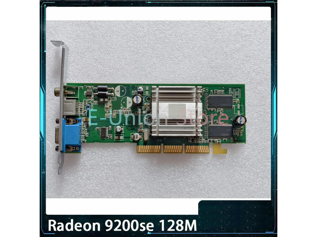 Radeon 9200se 128M AGP Graphics Card Works ly