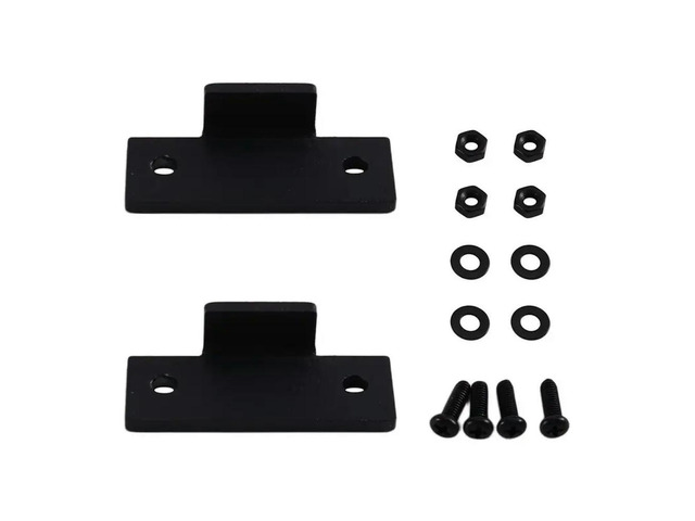 1 Pair Black Turntable Dust Cover Repair Tabs Hinge Kit Aluminum Alloy Fit For Technics SL-D1 D2 D3 B1 Q2 Q200 3200 220