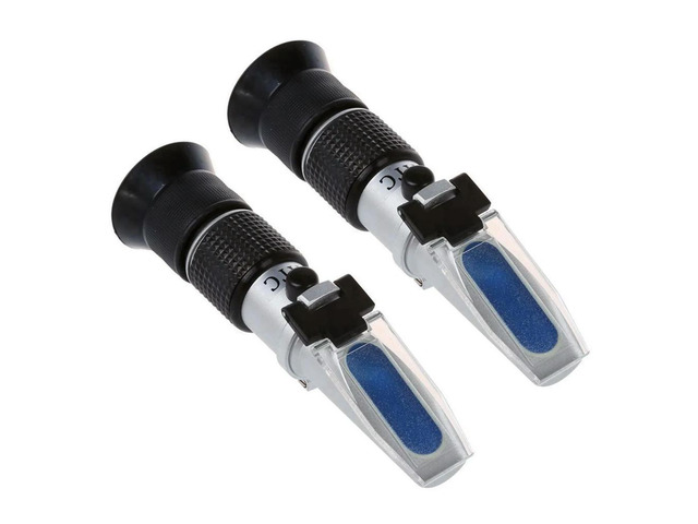 2X Refractometer - Refractometer 0-90% Brix, Sugar Level