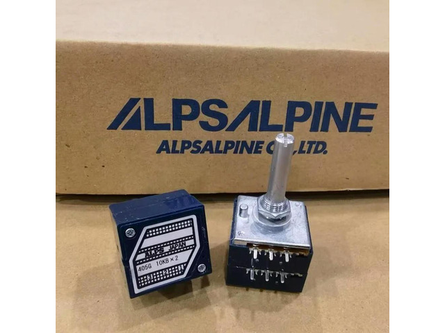 Japan ALPS 27 Type Dual Potentiometer B10K Handle Length 30MM Round with Center Point