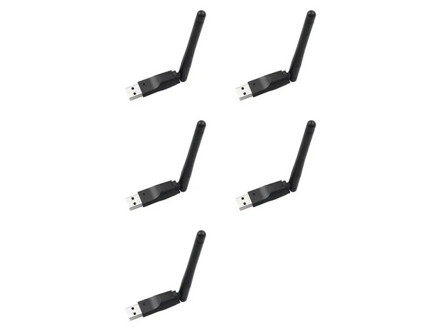 5X MT7601 Chip 150Mbps USB Antenna 2.4Ghz Network Adapter Rotatable USB2.0 For Satellite Receiver
