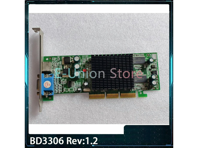 MX440-64MB BD3306 Rev:1.2 AGP Graphics Card Fully Tested Fast Ship