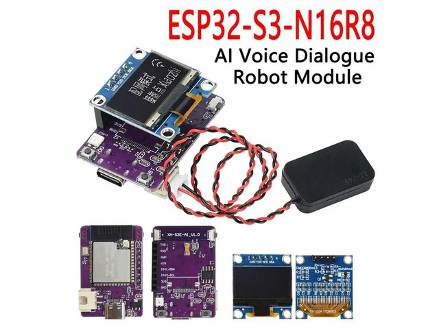 ESP32 S3 N16R8 Development Board ESP ESP With Xiaozhi AI Voice Dialogue Robot Module 0.96 Inch OLED Screen Type-C Interface