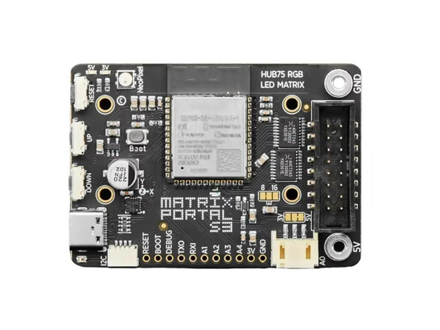 HUB75 RGB LED Matrix Opto Evaluation Extension Board S3 Circuitpython Powered Internet Display