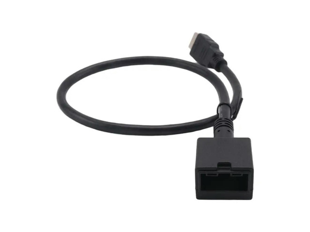 Black Molding E Type 19P Female High-Speed -Compatible Adapter 0.5M To A Type Male Black Molding
