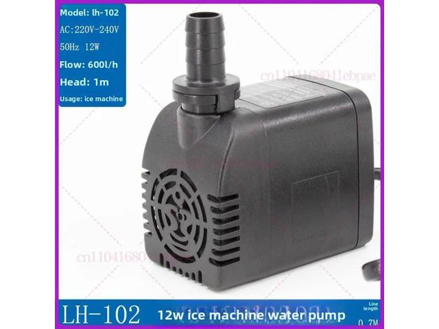 General Ice Machine Water Pump Pure Copper Motor Pump LH-102 AC220V-240V 12W Circulating Submersible Upper Water Pump
