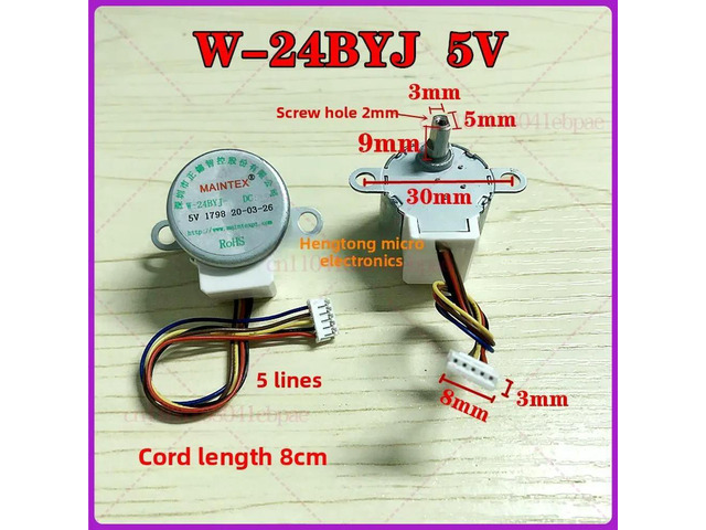 W-24BYJ DC 5V guide motor Shaft length 9mm For air conditioner Parts