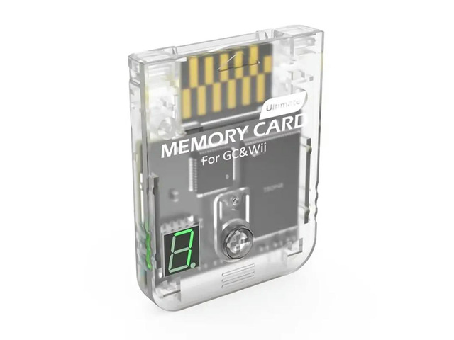 For For Gamecube Wii(RVL-001) Digital Display Game Saves Card Large For Console Gaming Solution