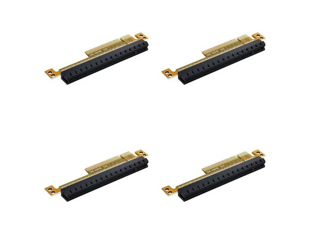 4X PCI-E Express 8X To 16X Extender Converter Riser Card Adapter Male To Female Extension