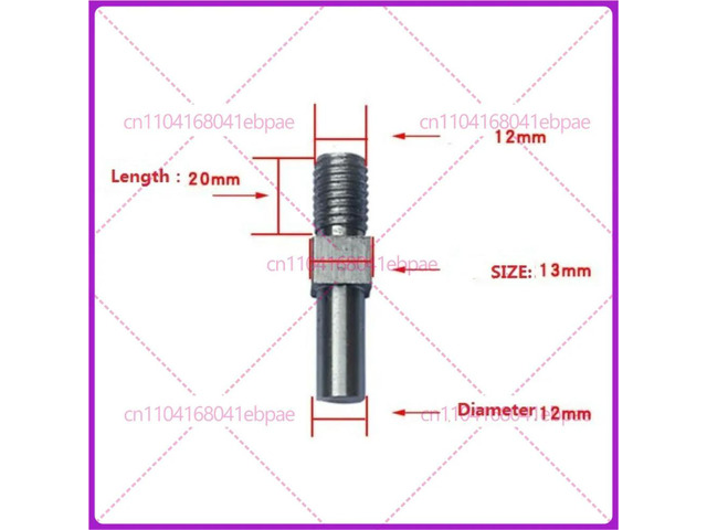 No.22 Meat Grinder Parts stainless steel square shaft screw 12mm diameter