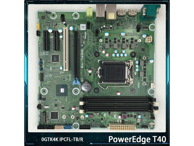 PowerEdge T40 T3630 Motherboard GTK4K 0GTK4K IPCFL-TB/R LGA1151 DDR4 Support 8th Generation CPU