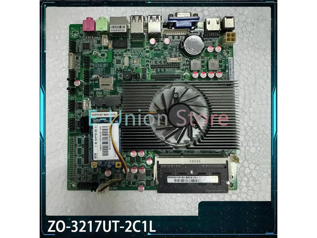 ZO-3217UT-2C1L Industrial Control Motherboard 17 * 17 Mini Motherboard Supports LVDS+EDP Dual Display Interface
