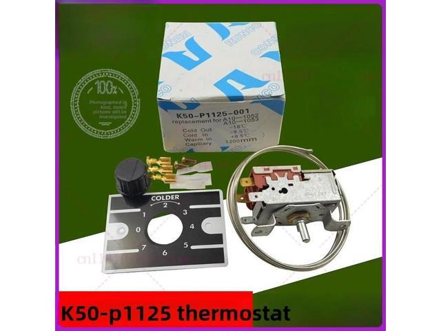 Freezer Temperature Control Switch K59 K50 K54 K56 K60 K5 2 Pin K50-P1125 Thermostat For A10-1052 A10-1053 Replacement