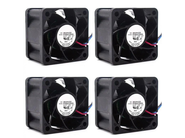 4Pcs FFB0412SHN 4028 12V 0.6A Micro-Violent Air Flow Fan 40X40x28mm Cooler Fan Cooling Fan For ANTMINER AWP8 PSU