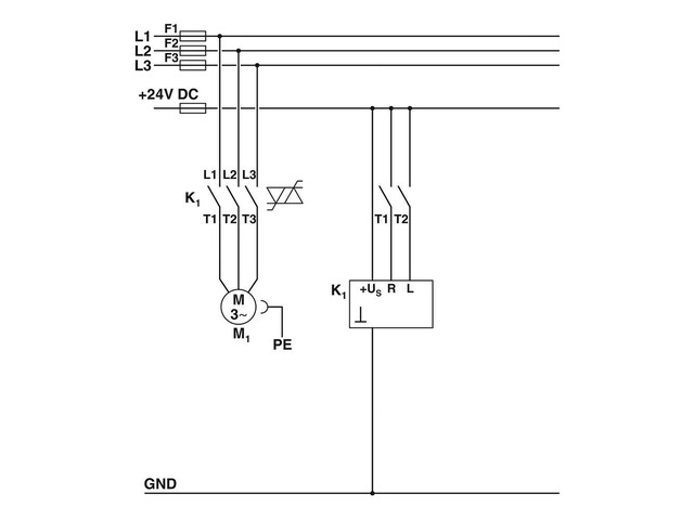 Hybrid Motor Starter ELR H5-I-SC- 24DC/500AC-2 2900574