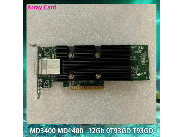 12Gb 0T93GD T93GD MD3400 MD1400 Array Card Dual Port External SAS/HBA Card