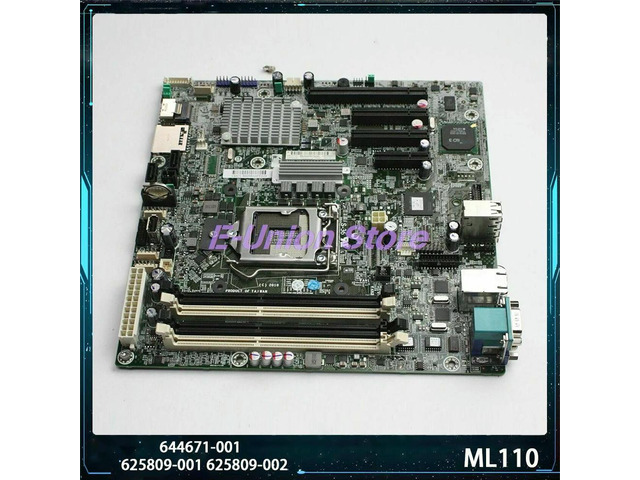 ML110 644671-001 625809-001 625809-002 Motherboard With CPU And 4GB RAM