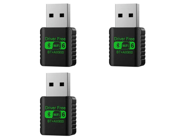 3X 6 AX900 Bluetooth 5.4 USB Adapter Network Card 2.4G And 5Ghz Wlan Receiver Signal Receiver Style 2