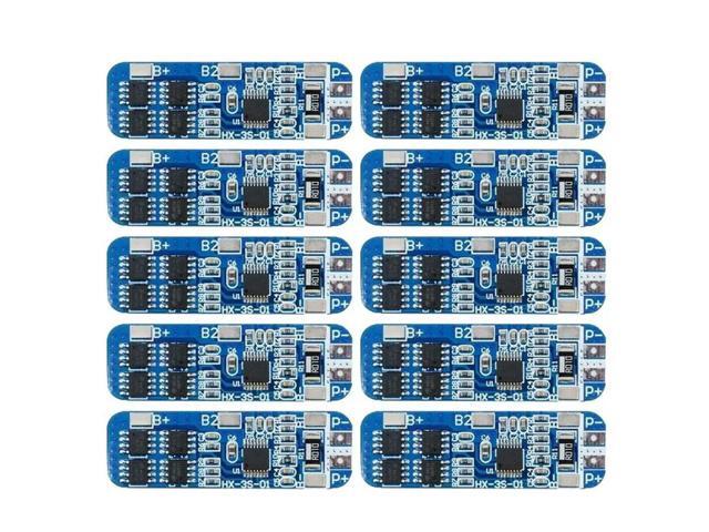 For BMS Li- 12V 10A Lithium Protection Board Anti-Overcharge/Over-Discharge Protection Module
