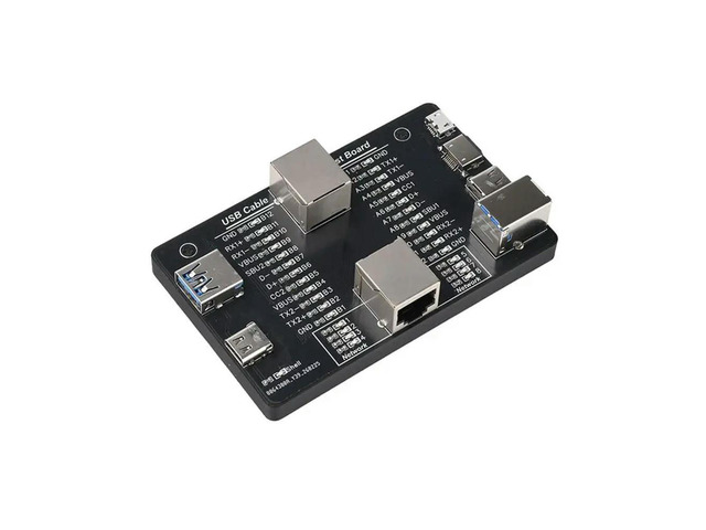 USB3.0 Cable Multifunction Fast Charging Tester RJ45 USB Data Cable Short Circuit Protection On/Off Switching Test Board