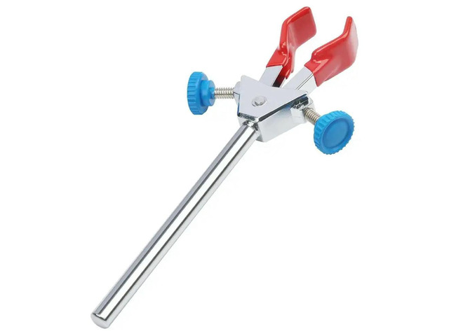Multipurpose 2-Prong Swivel Clamp, Sturdy Dual Adjustable 2-Prong Extension Clamp oratory Accessory