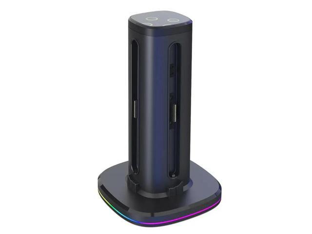 Charging Dock For NS Switch 2, For Switch 2 Accessories For 4 Joy Con, With 9 Touch LED Light Effects RCW307