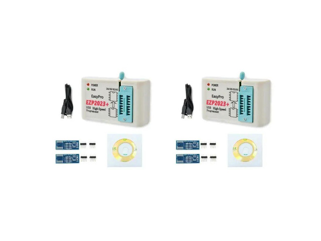 2X EZP2023 High-Speed USB SPI FLASH Programmer EZP2023 Support 24/25/93 EEPROM Bios 25T80 Burning Offline Copy