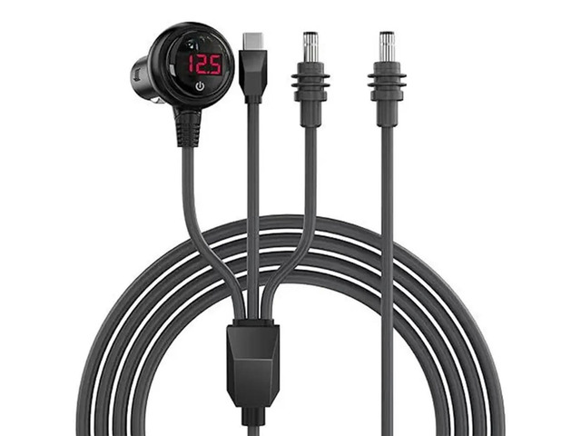 For Starlink Mini Compatible 3 In 1 Cable- USB-C To DC Adapter, Car Charging& DC To DC Power Cord 10Ft Dish Replacement Charg