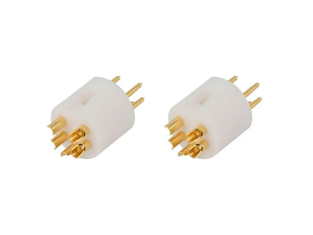 2X Turne 5Pins M DIN Gold Plated Connector Plug, Turntable Tonearm 5 Pin Male DIN Connector For REGA LINN ROKSAN,Male