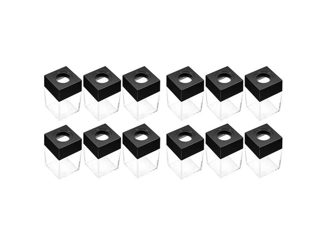 12 Pack Magnetic Paper Clip Holder Paper Clip Holder Black Paperclip Holders For Desk Paper Clip