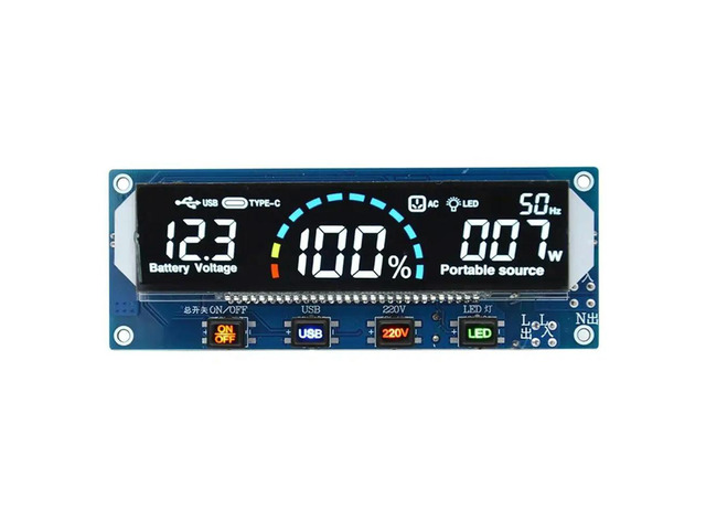 1456 Power Panel Inverter Panel 12V/24V Outdoor Power Bank Power Supply 12.6V/14.6V/25.2V/29.2V/29.4V 24V