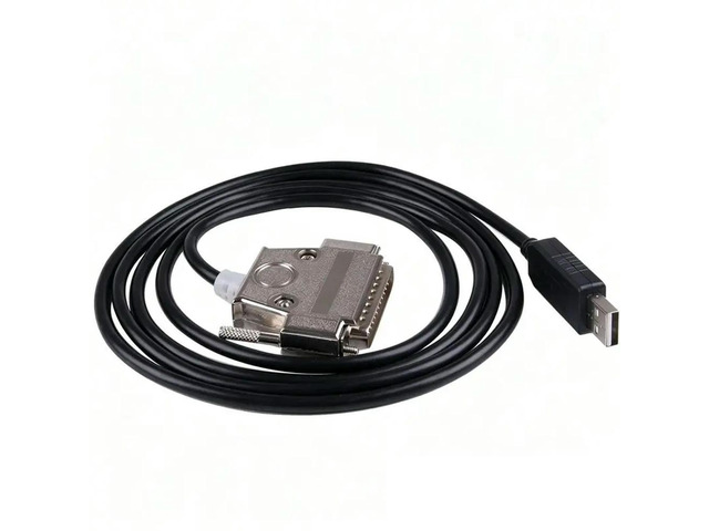 USB To DB25 Male Adapter-FTDI Chipset Included-For FANUC 0/6/11 Series,CNC RS232 Serial Cable