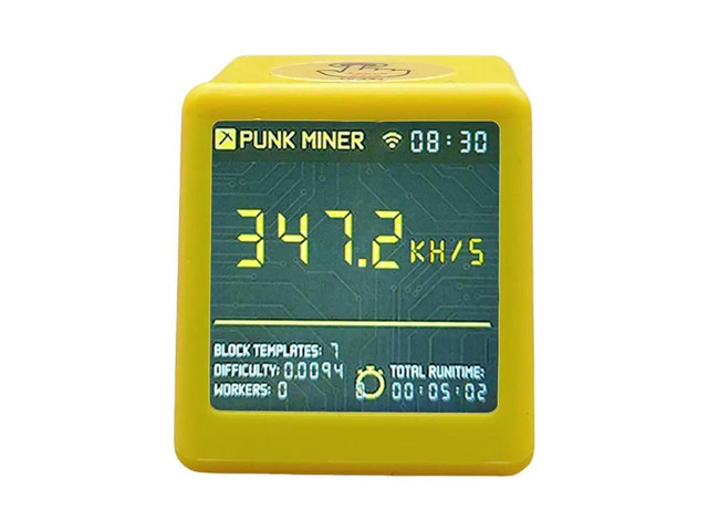 Nerdminers NM TV Nerdminers NM TV Low Power Silent Operation Desktop Clock B