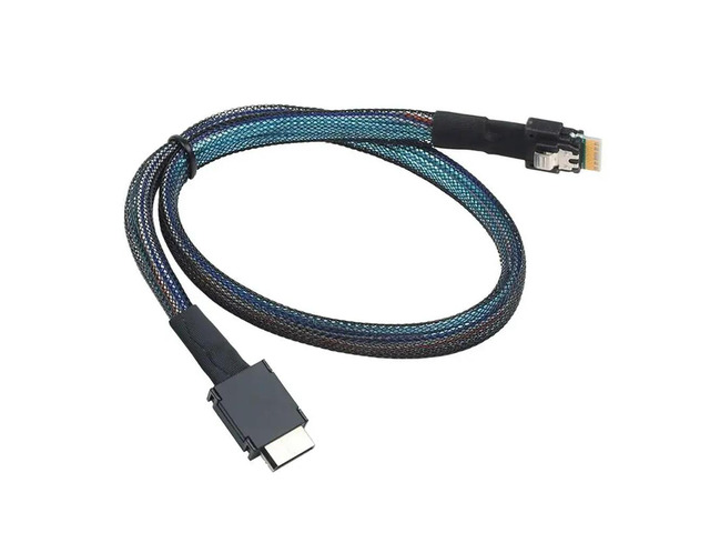 SFF-8611 4I 40P Male To Slimline SFF-8654 4I 38P Male Data Cable Active PCIE Oculink PCI-Express SFF-8611 1M