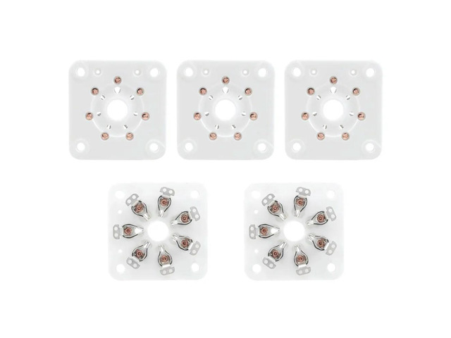 5PCS HIFI Tube Socket 7Pin Tablet Socket Tube Seat For 6C33 FU19 FU29 FU30 Vacuum Tube Amplifer DIY