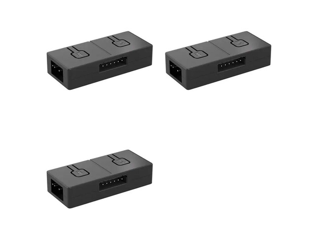 3X 5V 3Pin ARGB To 12V 4 Pin RGB Converter 5V/3Pin ADD-RGB To 12V/4PIN Adapter Sync With Motherboard 5V 3Pin Controller