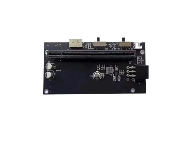 Oculink SFF-8612 To Pcie X4 X16 Slot Adapter Card For Graphics Card- DC 12V GPU Power Pcie 4.0 3.0 SFF-8611 4I Cable