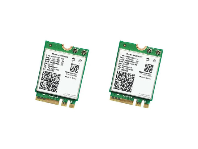 2X AX200 AX200NGW Network Card M.2 NGFF Card Bluetooth 5.0 6 2.4G/5G 802.11Ac/Ax Adapter Card