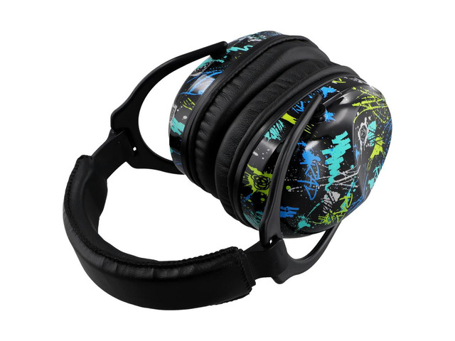 AT9-Ear Protection Safety Earmuffs,Foldable Noise Blocking Ear Defenders, Protective Ear Covers for Children and