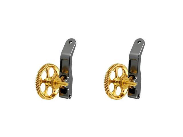2X For A1 A1 Mini Extruder Gear Hardened Steel+Brass Gear DLC Nano-Coated Feed Wheel Kit For A1 Mini