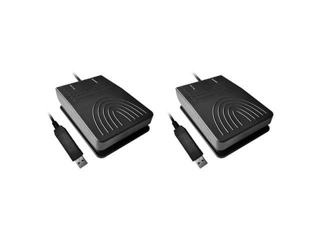 2X USB Foot Switch Keyboard Pedal USB Foot Pedal Control High Sensitivity Single Control Foot Pedal
