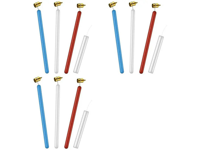 12X Slanting Fine Line Paint Pen Set 0.7/0.5/0.4Mm Heavy Fine Brass Tip Kistka Wax Pen Decorating Kit